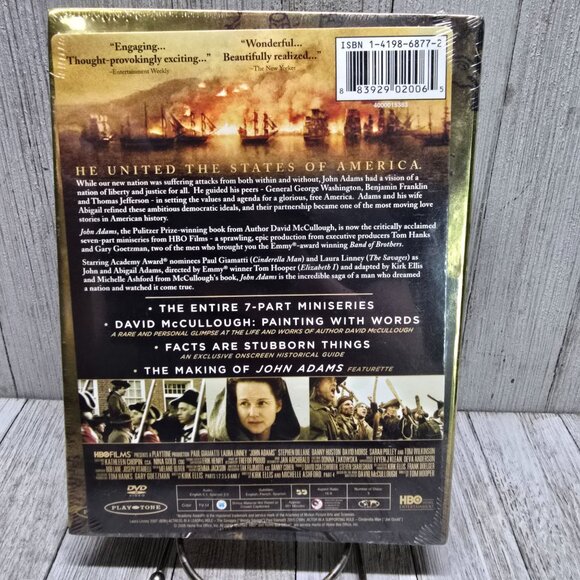 John Adams 3-Disc DVD Box Set - The Complete HBO 7-Part Miniseries - New Sealed - Picture 3 of 4